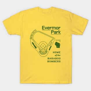 Evermor Park - Home of the Baraboo Bombers! (dark) T-Shirt